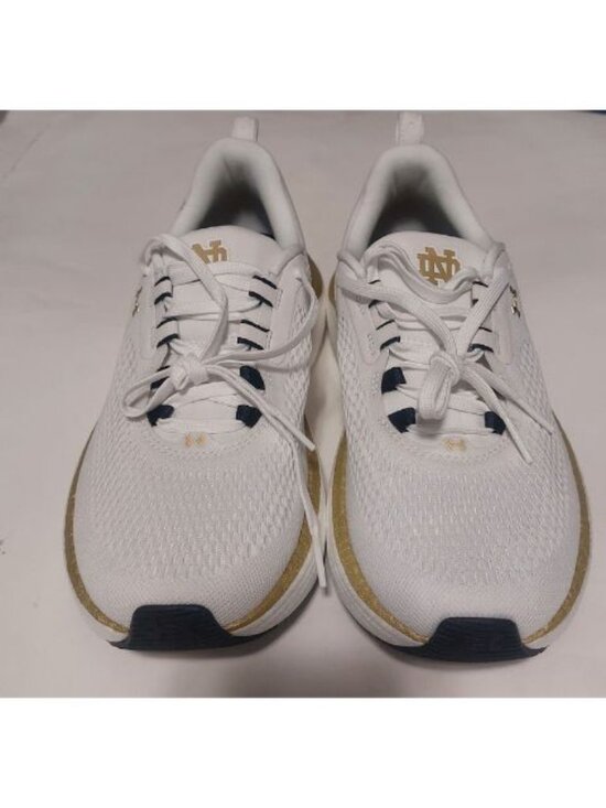 Under Armour Infinite Elite 2 Sneakers Notre Dame Fighting Irish Mens 11 White
